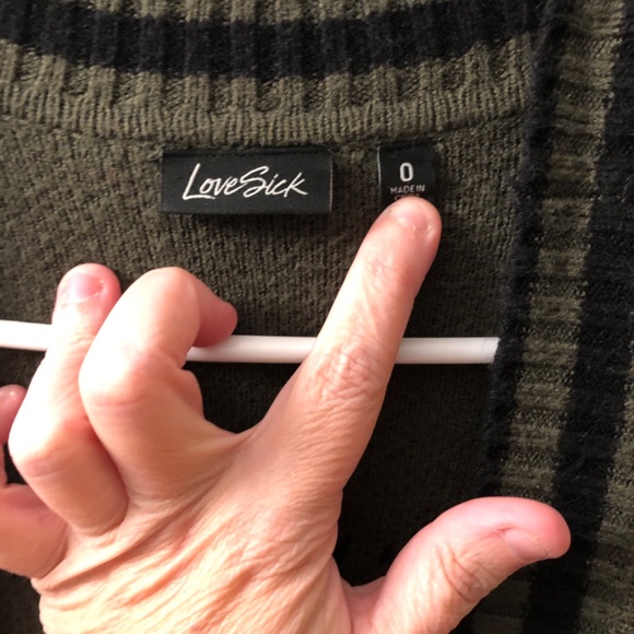 Torrid Lovesick Gimme a Break green cardigan size 0 - Picture 2 of 5